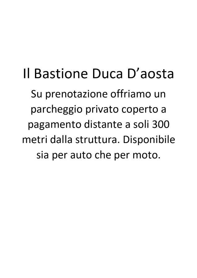 לינה וארוחת בוקר טרפאני Il Bastione Duca D'Aosta מראה חיצוני תמונה